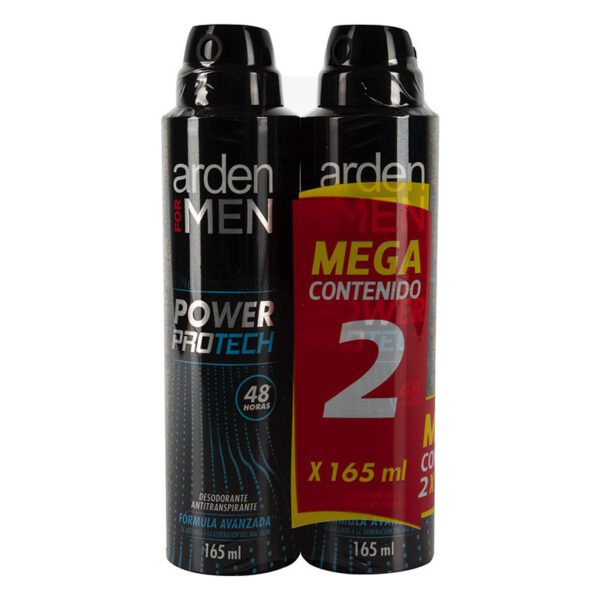 2 Desodorantes Arden For Men Aerosol Protech 165 Ml - Imagen 2