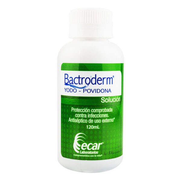 Bactroderm Yodopovidona Solucion 120 Ml - Imagen 2