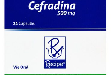 Cefradina 500 Mg 24 Cápsulas Rc