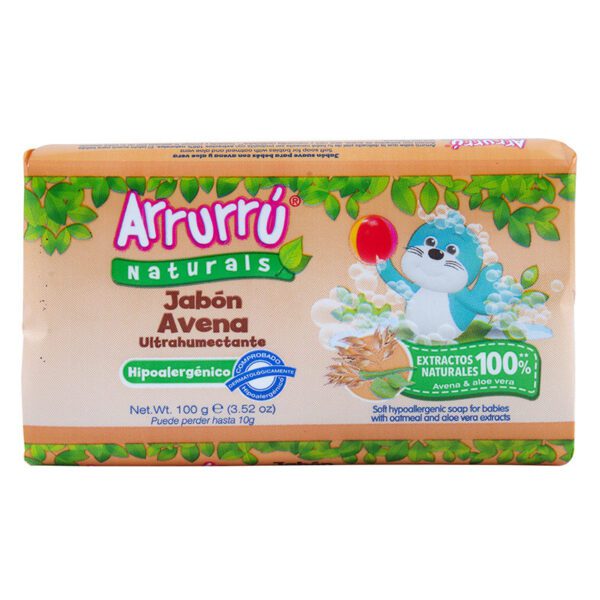 Jabón Arrurru Naturals Con Avena 100 Gr - Imagen 2