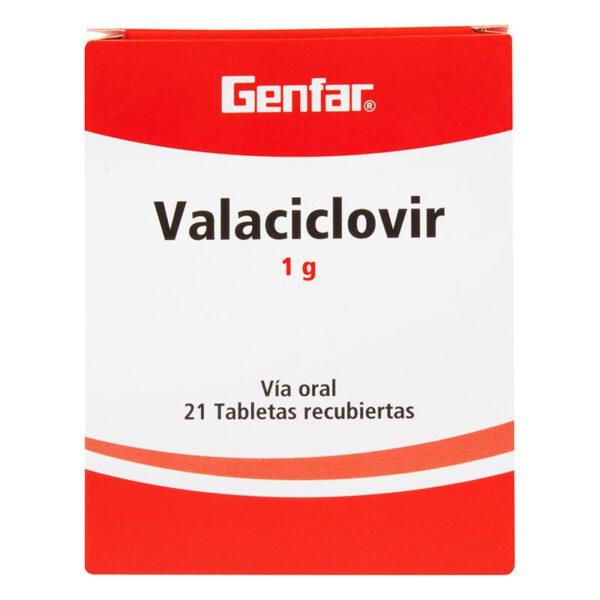 Valaciclovir 1 Gr 21 Tabletas Gf(3%+) - Imagen 2