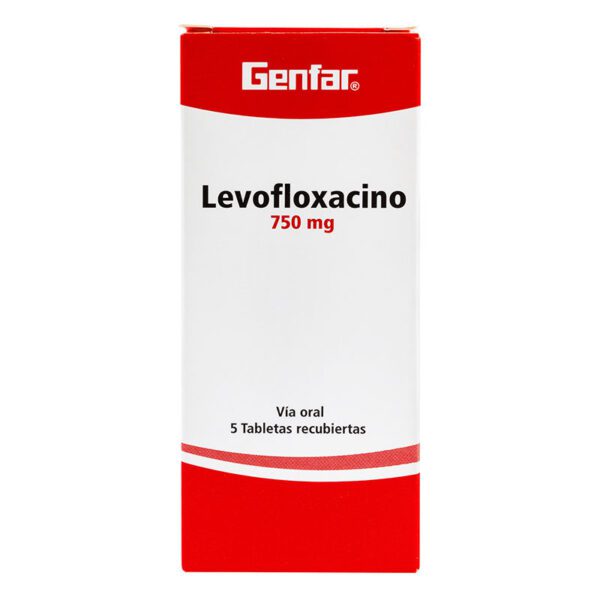 Levofloxacino 750 Mg 5 Tabletas Gf(3%+) - Imagen 2