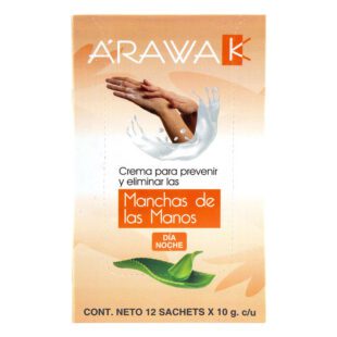 Despigmentador Cutaneo Arawak Manos 10 Gr X 12 Sobres