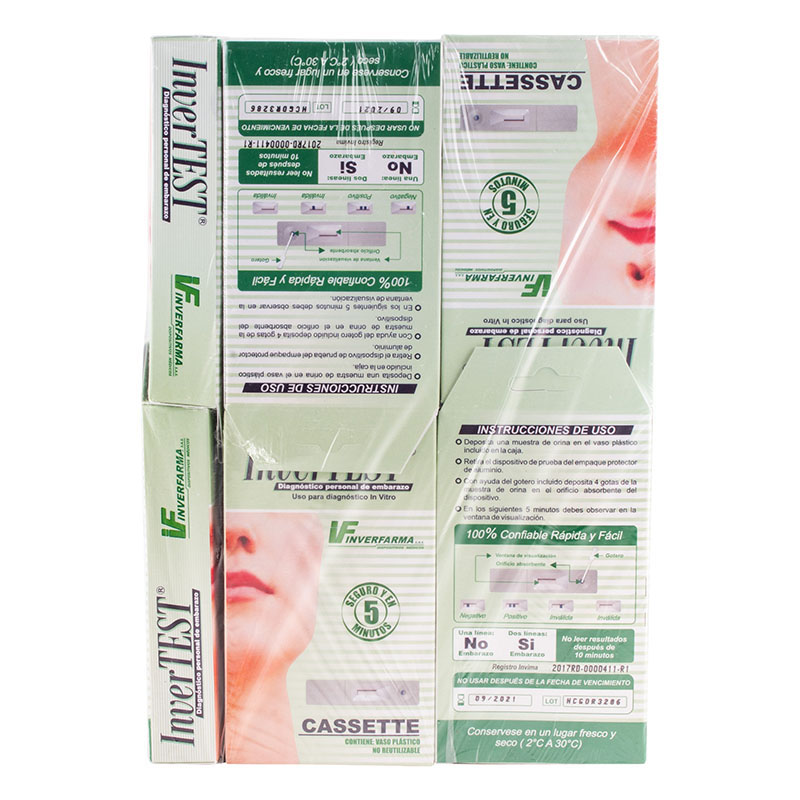 Prueba De Embarazo Cas.12U+2U Invertest - Imagen 2