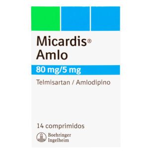 Micardis Amlo 80 Mg/5 Mg 14 Tabletas (A)(Pae)