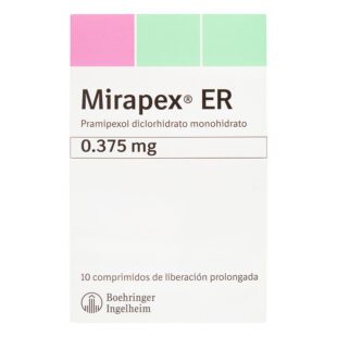 Mirapex Er 0.375 Mg 10 Tabletas (P)13512