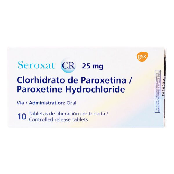 Seroxat Cr 25 Mg 10 Tabletas (3%+)(Pae) - Imagen 2