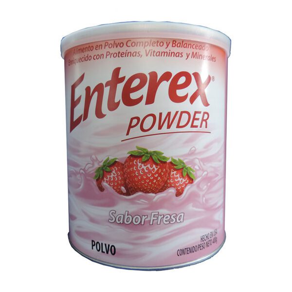 Enterex Powder Polvo Fresa 400 Gr