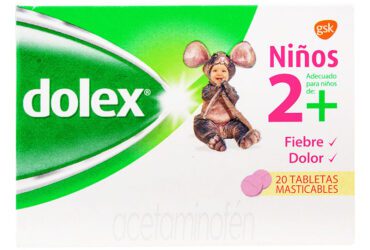 Dolex Pediatrico 20 Tabletas Masticable
