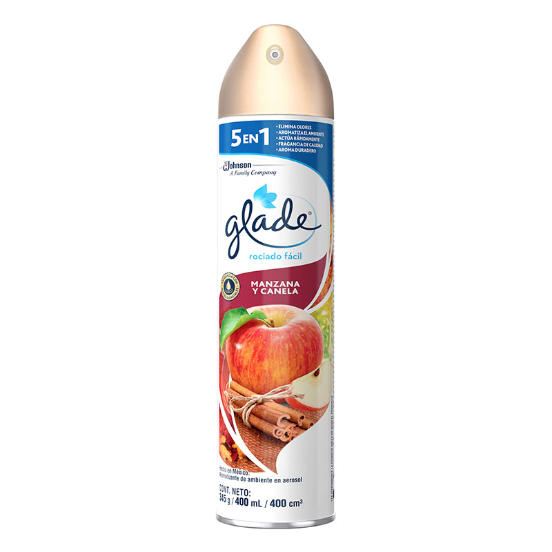 Ambientador Glade Spray Manzana Canela 400 Ml - Imagen 2