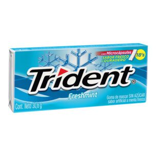 Chicle Trident Evup Fresh Mint 12 Unidades