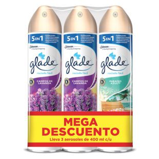 Ambientador Glade 3 Repuesto Aceite Precio Especial