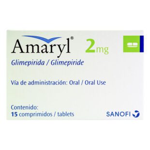 Amaryl 2 Mg 15 Comprimidos (3%+)