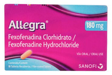 Allegra 180 Mg 10 Tabletas (3%+)(A)(Pae)