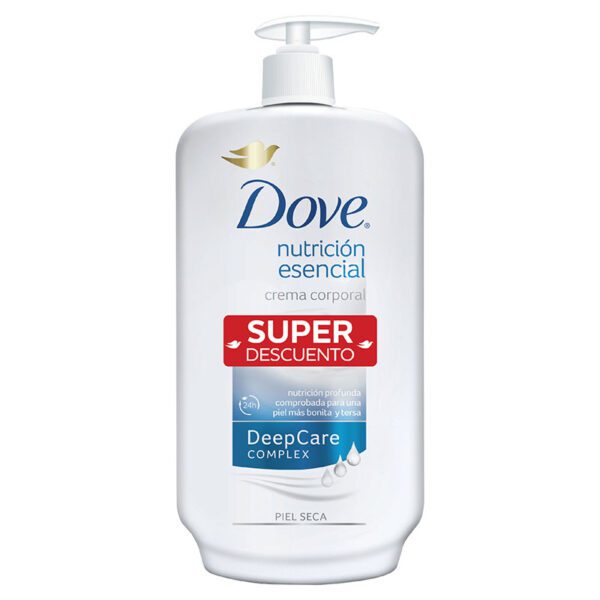 Crema Dove Nutrición Esencial 1 Litro S D - Imagen 2