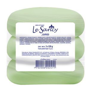 3 Jabones Le Sancy Sábila 125 G
