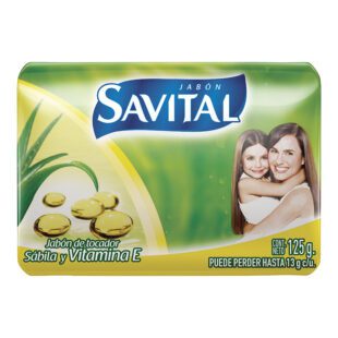 Jabón Savital Sábila Y Vitamina E 125 Gr