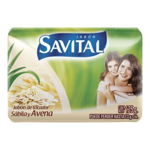 Jabón Savital Sábila Y Avena 125 Gr