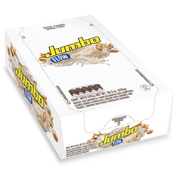 Chocolatina Jumbo Flow Blanca 48Gr 12 Unidades