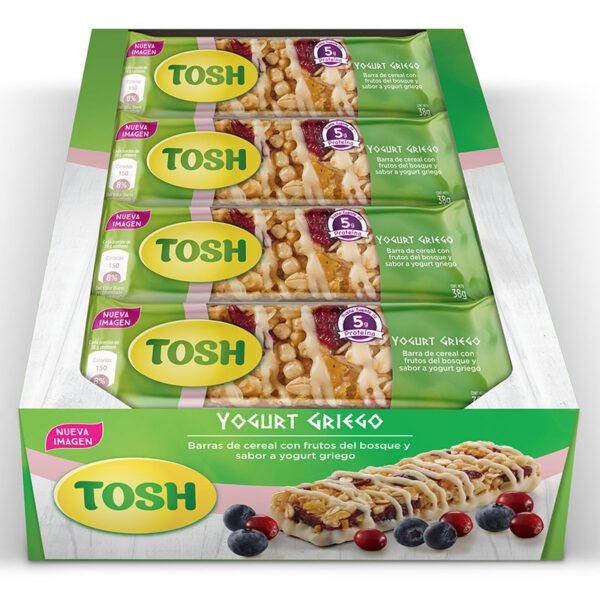 Barra Cereal Tosh Yogurt Griego 38G 12 Unidades - Imagen 2