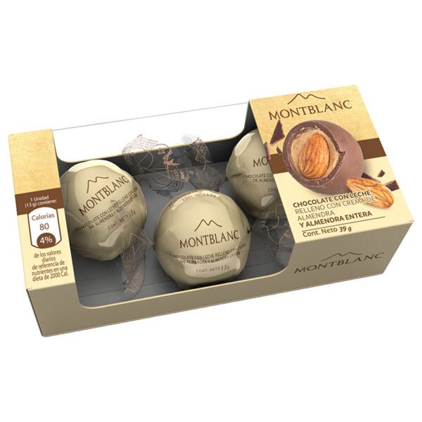 Bombones Montblanc Almendras 3 Unidades