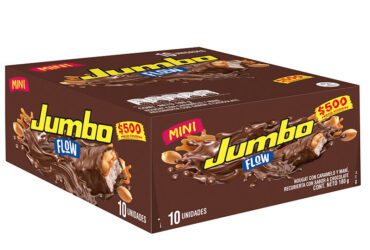 Chocolate Jumbo Flow Leche 18 Gr 10 Unidades