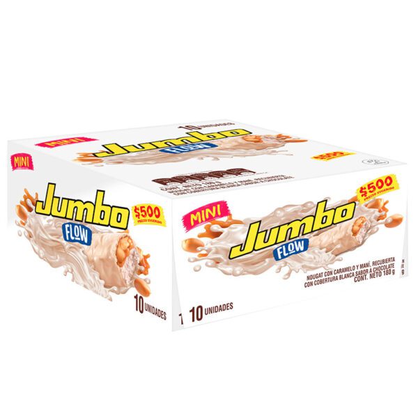 Chocolate Jumbo Flow Blanca 18 Gr 10 Unidades - Imagen 2
