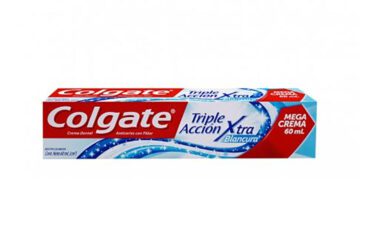 Crema Colgate Triple Acción Extra Blancura 60 Ml Mega Crema