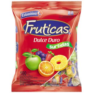 Dulce Fruticas 100 Unidades