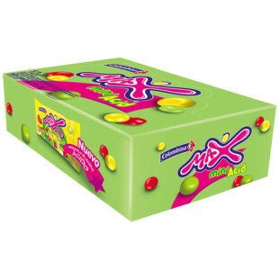 Caramelo Max Mini Acid 30 Gr 12 Unidades