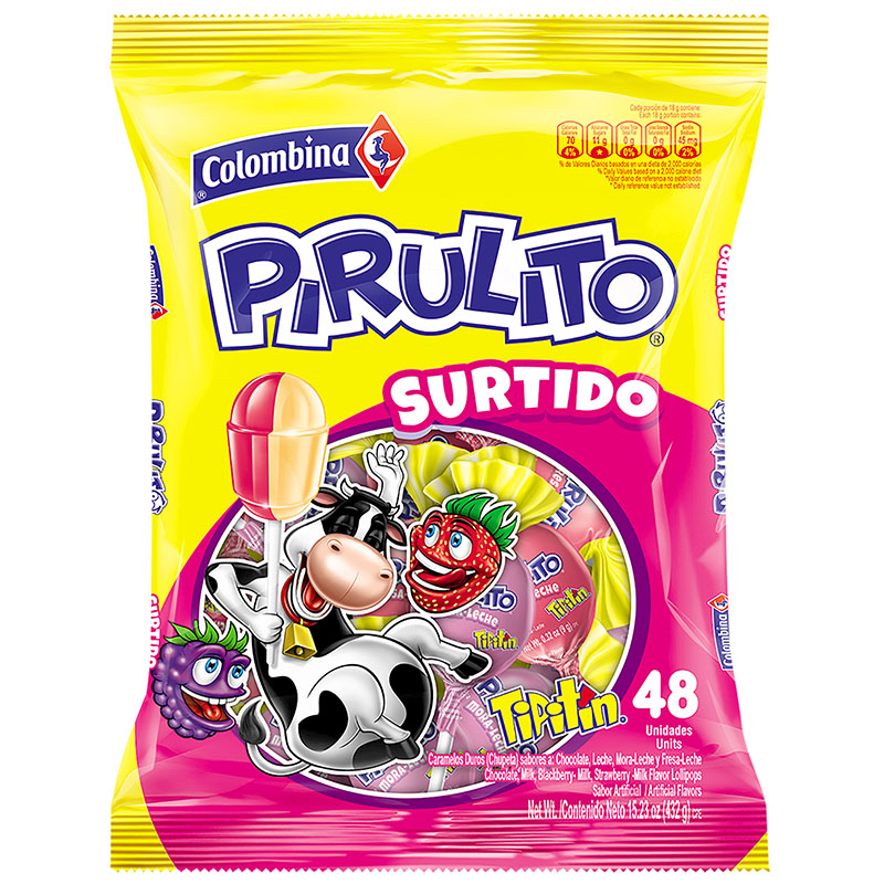 Tipitin Pirulito Surtido 48 Unidades 432 Gr - Imagen 2