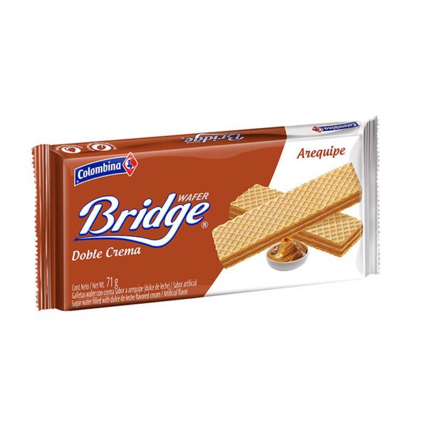 Galletas Waffer Bridge Arequipe 71 Gr - Imagen 2