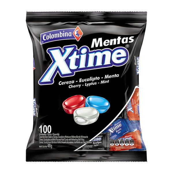 Mentas Extrafuertes Xtime 100 Unidades - Imagen 2