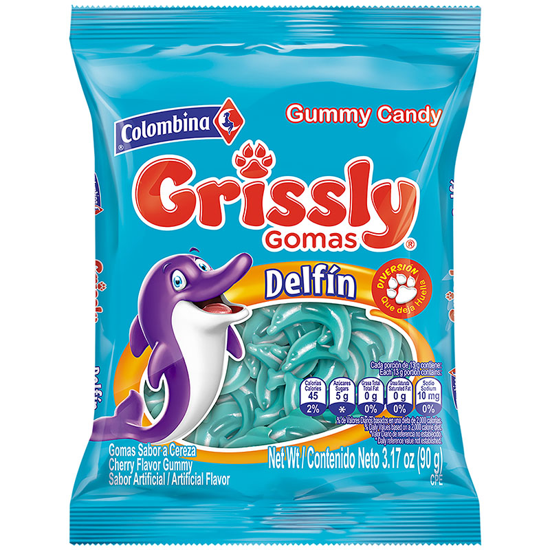 Gomas Grissly Delfín 90 Gr