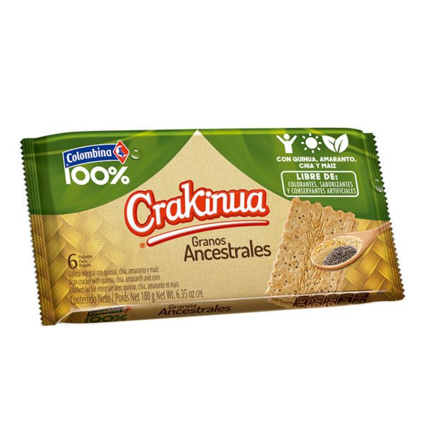 Crakinua Granos Ancestrales 30Gr 6 Unidades - Imagen 2