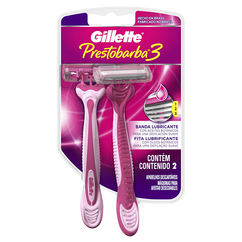 Máquina Prestobarba 3 Mujer 2 Unidades