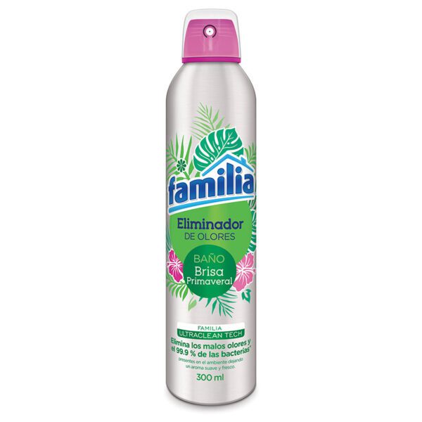 Eliminador De Olores Baño Brisa Primavera 300 Ml - Imagen 2