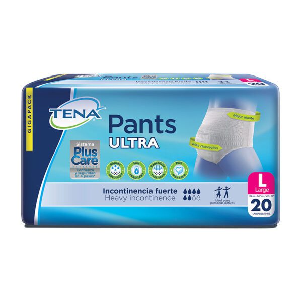 Pañal Tena Pants Ultra Large Plus Care 20 Unidades