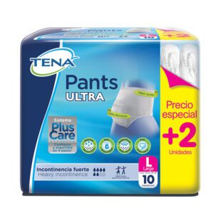 Pañal Tena Pants Ultra L 10 Unidades Precio Especial + 2 Unidades