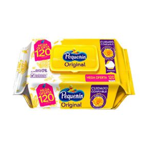 Toallitas Húmedas Pequeñín Original Y/O Karite Oferta 120 Unidades