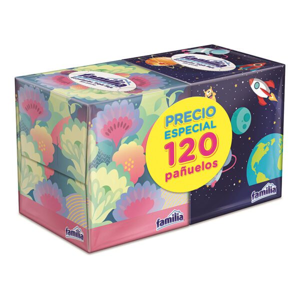 2 Pañuelos Familia Cubo 60 Th Precio Especial