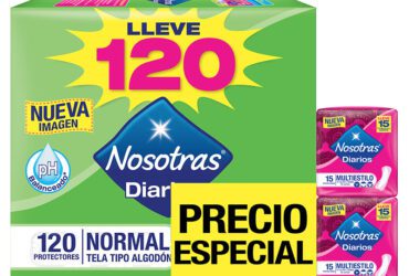 Protector Nosotras 120 Unidades + Multiestilo 30 Unidades Precio Especial