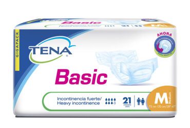 Pañal Tena Basic Medium Tipo Tela 21 Unidades