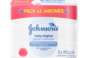 3 Jabón Johnson Baby Original 110 Gr Pack