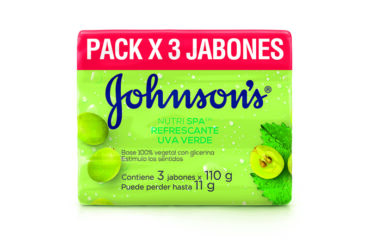 3 Jabones Johnsons Uva Verde 110 Gr Pack