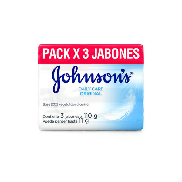 3 Jabones Johnsons Original 110 Gr Pack - Imagen 2
