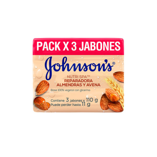 3 Jabones Johnsons Avena 110 Gr Pack