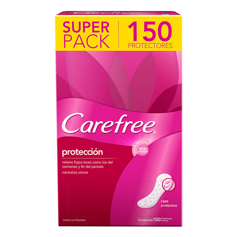 Protector Carefree Original 150 Unidades Súper Pack - Imagen 2