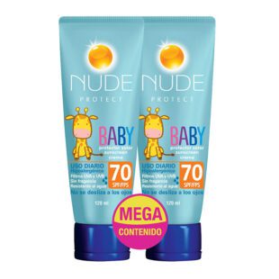 2 Protector Nude Spf Babys Spf 70 Precio Especial