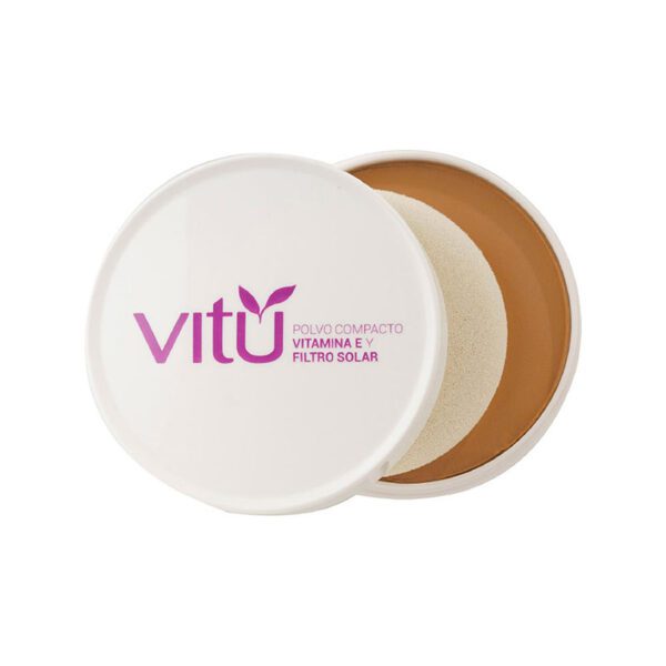 Polvo Compacto Vitu Vitamina E No.5 Cacao - Imagen 2